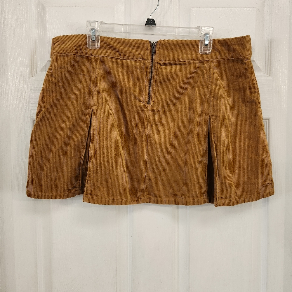 Corduroy Mini Skirt with Pockets - Picture 5 of 12